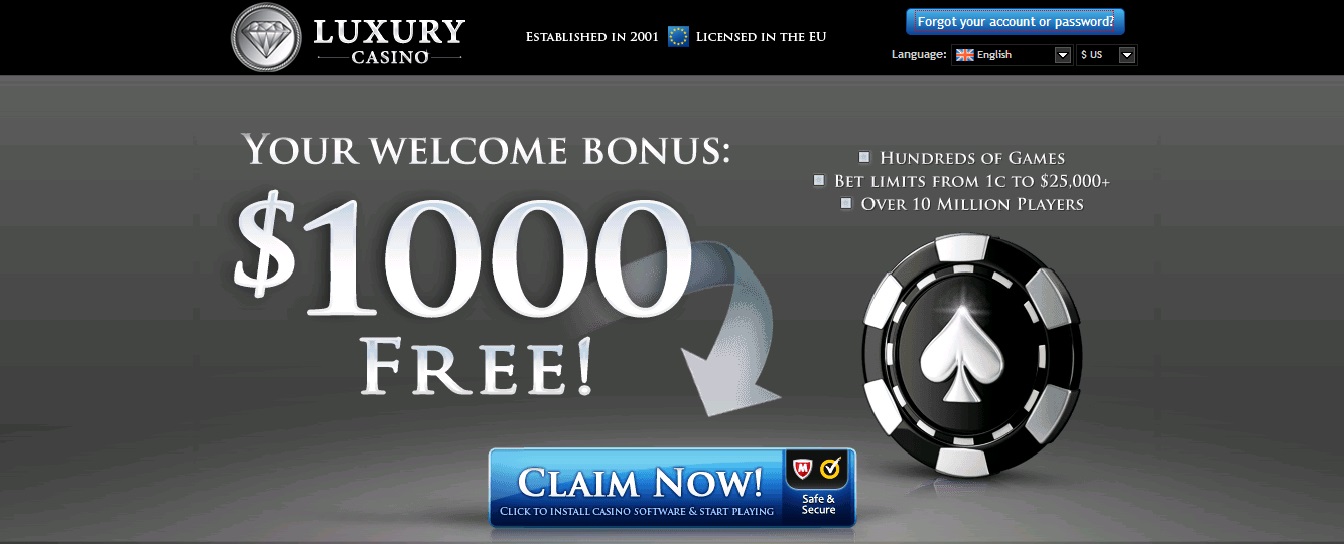luxury casino website